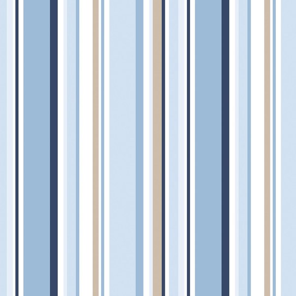 Manhattan Comfort Newry, Vinyl Step Stripe Wallpaper, 205 In X 33 Ft = 56 Sq Ft Newry